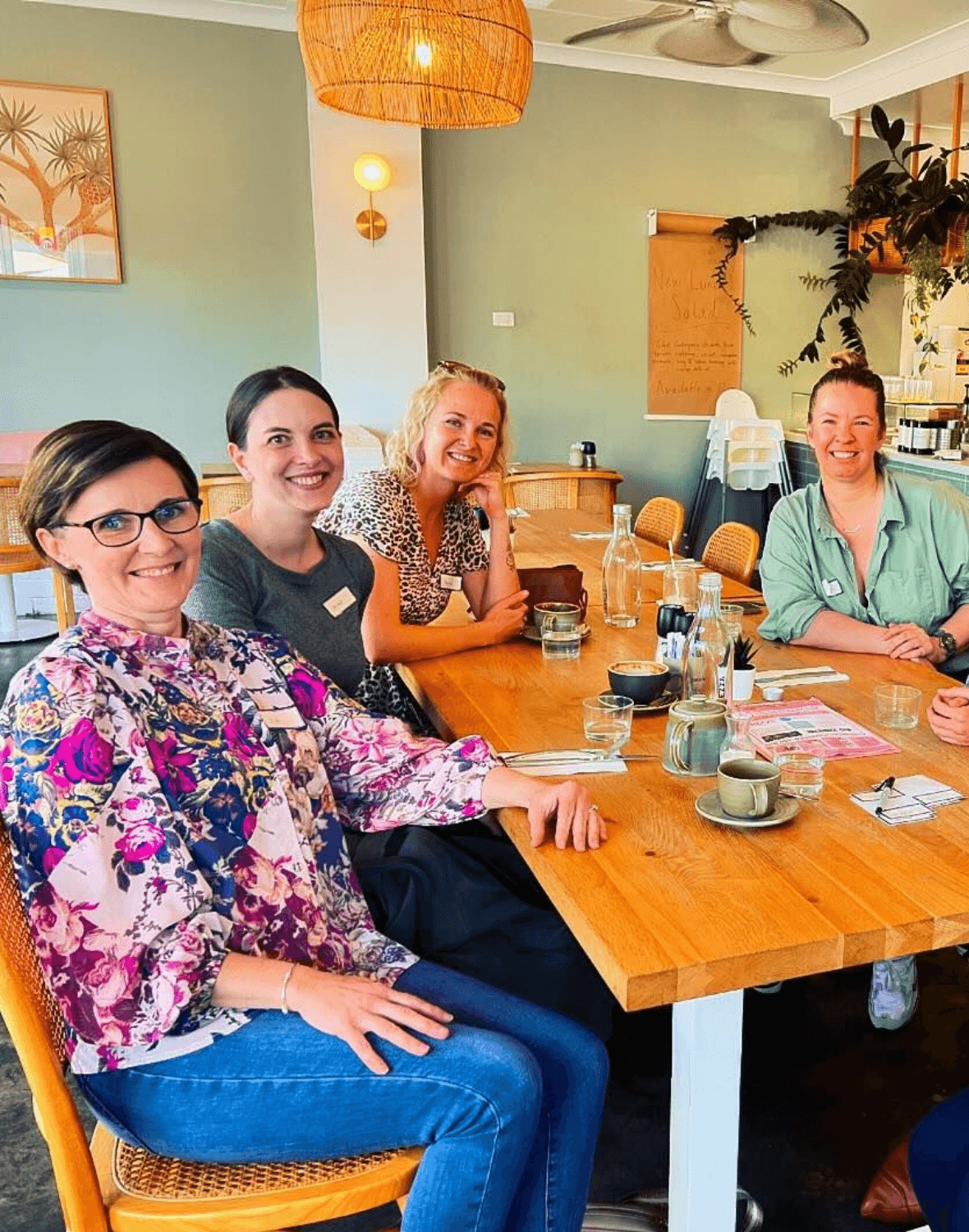 Mums catching up over coffee