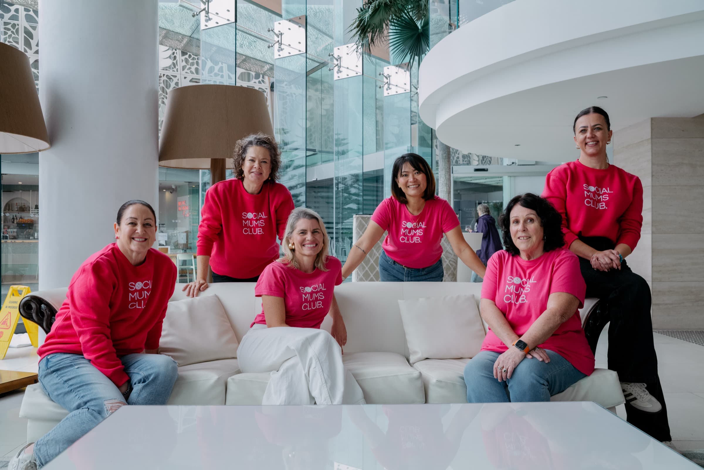 Social Mums Club members together at a local meet-up