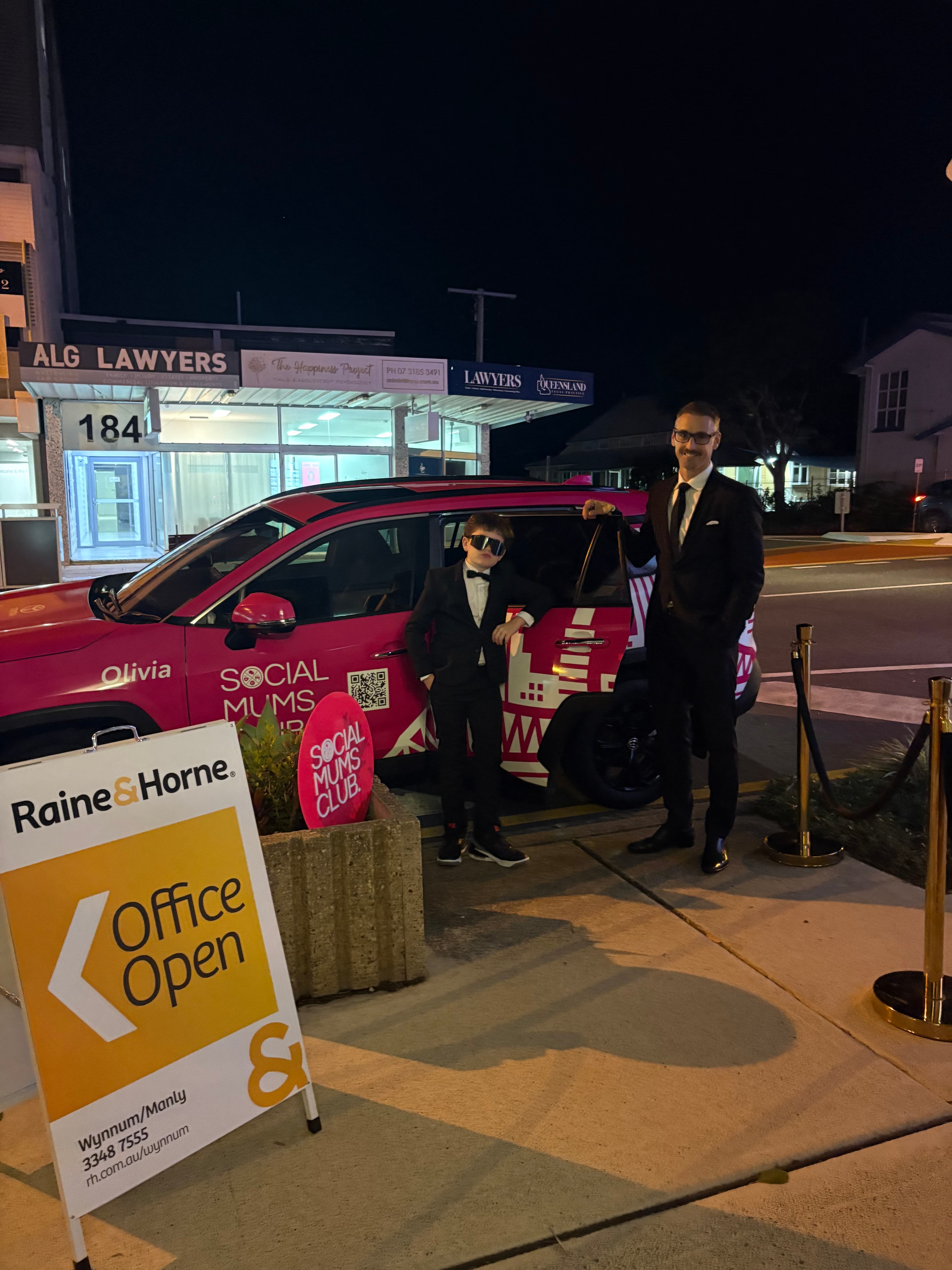 Raine and Horne brand activation at a Social Mums Club event